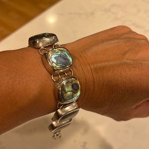 Abalone bracelet from Mexico. Great condition worn twice